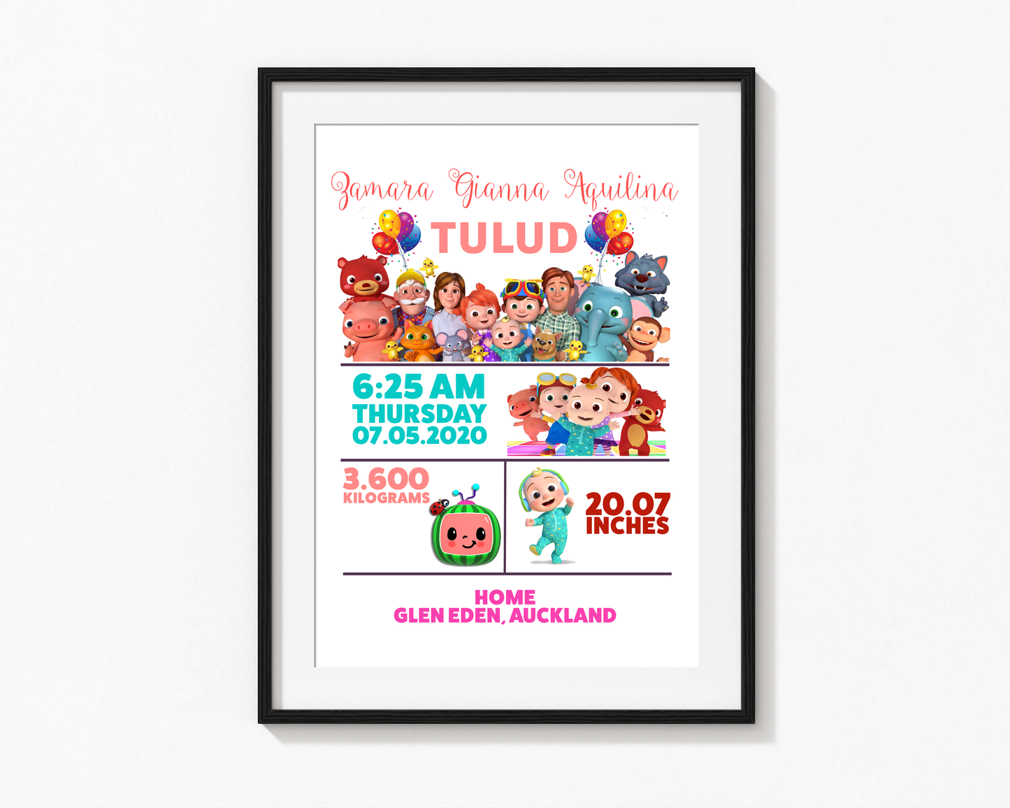 Birth Poster