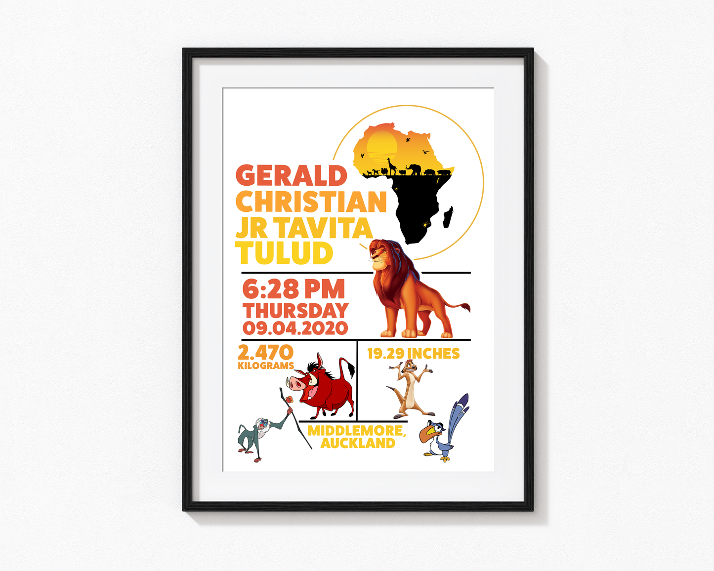 Birth Poster